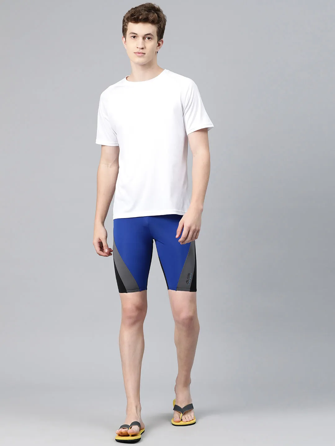 Alcis Men Colourblocked Swim Bottoms