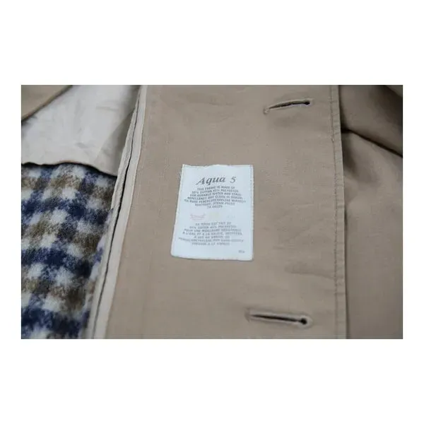 Aquascutum Trench Coat - 2XL Beige Cotton