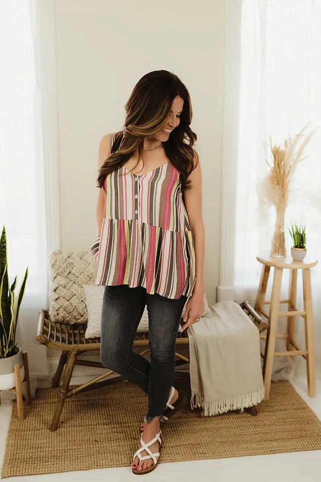 Band Strap Peplum