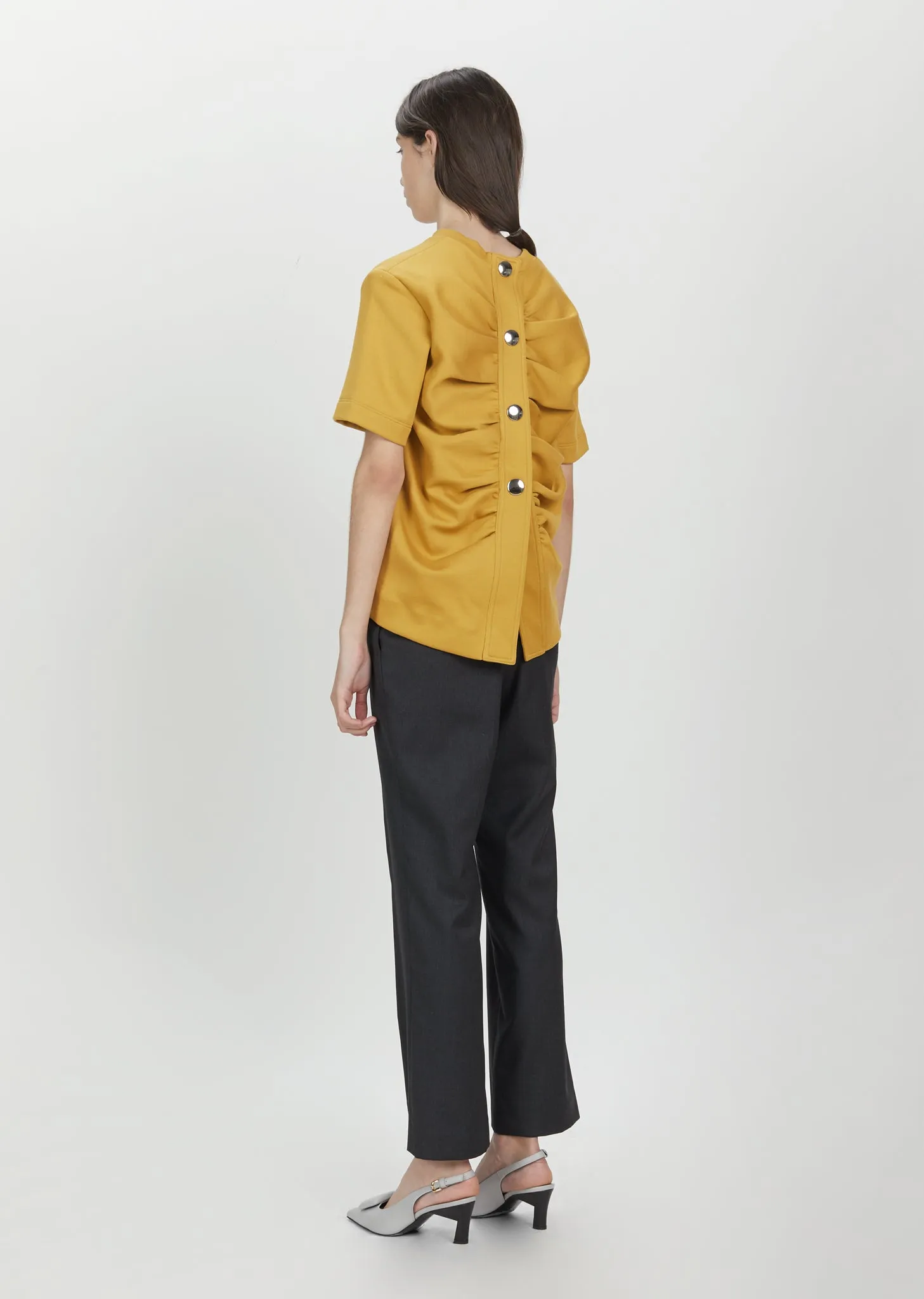Button-Down Sweatshirt
