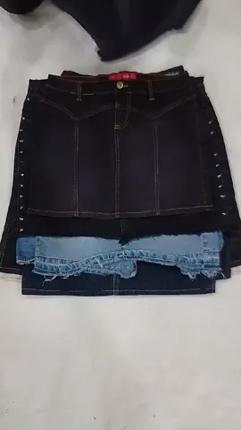 CR2797 Y2K Mix Sizes Denim Skirts - 12 Pcs