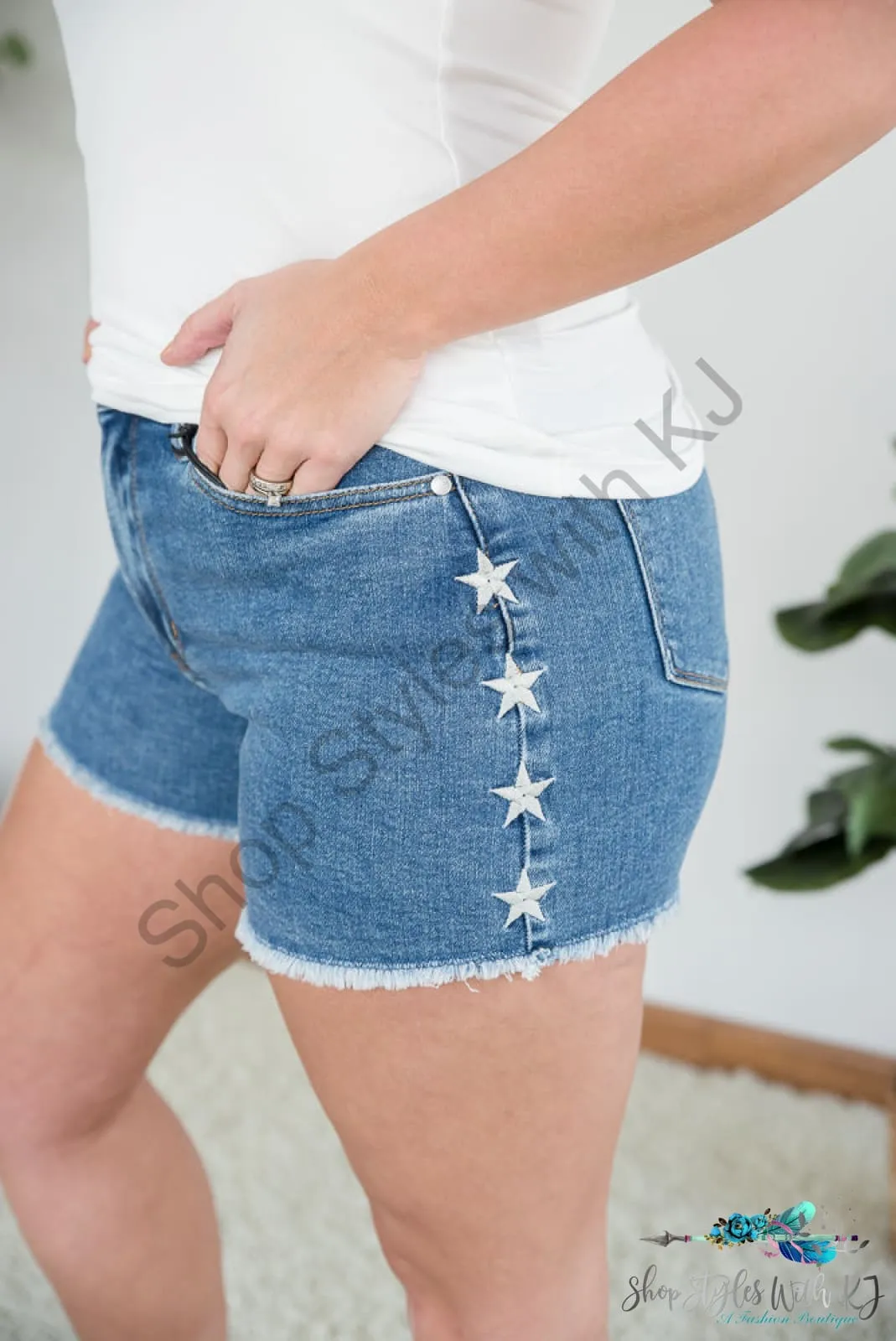Follow the Stars Judy Blue Shorts
