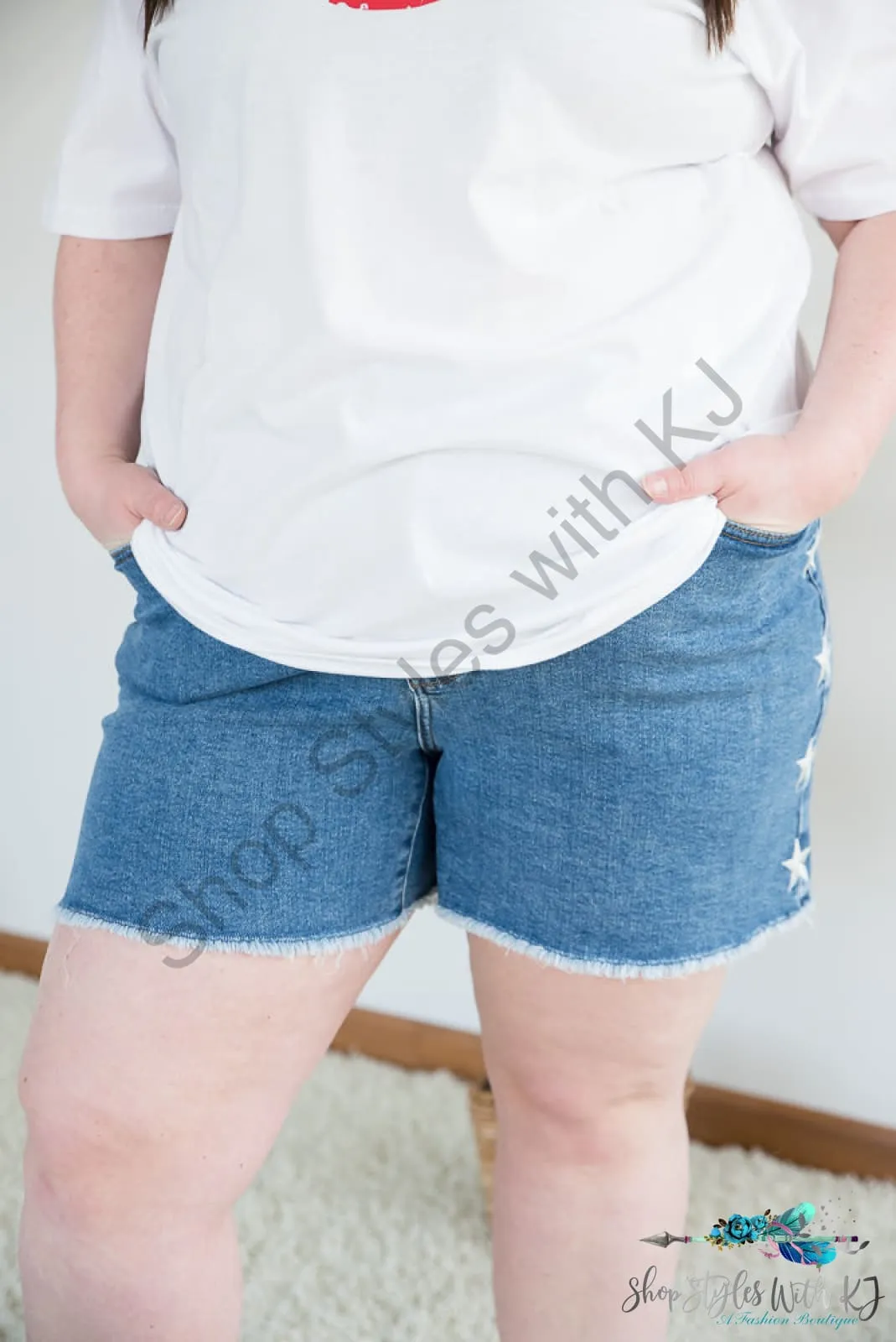 Follow the Stars Judy Blue Shorts