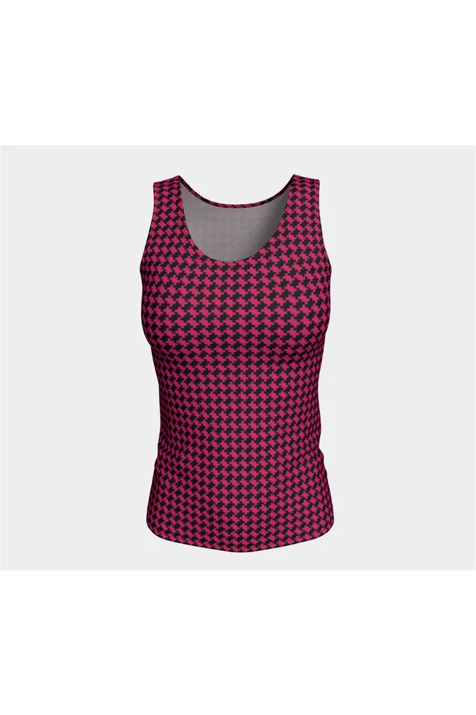 Hot Pink Fitted Tank Top