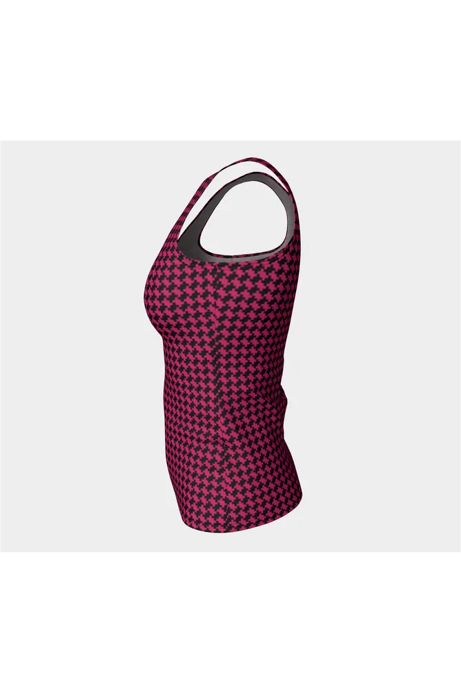 Hot Pink Fitted Tank Top
