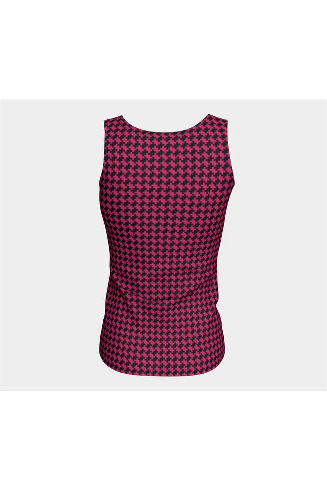 Hot Pink Fitted Tank Top