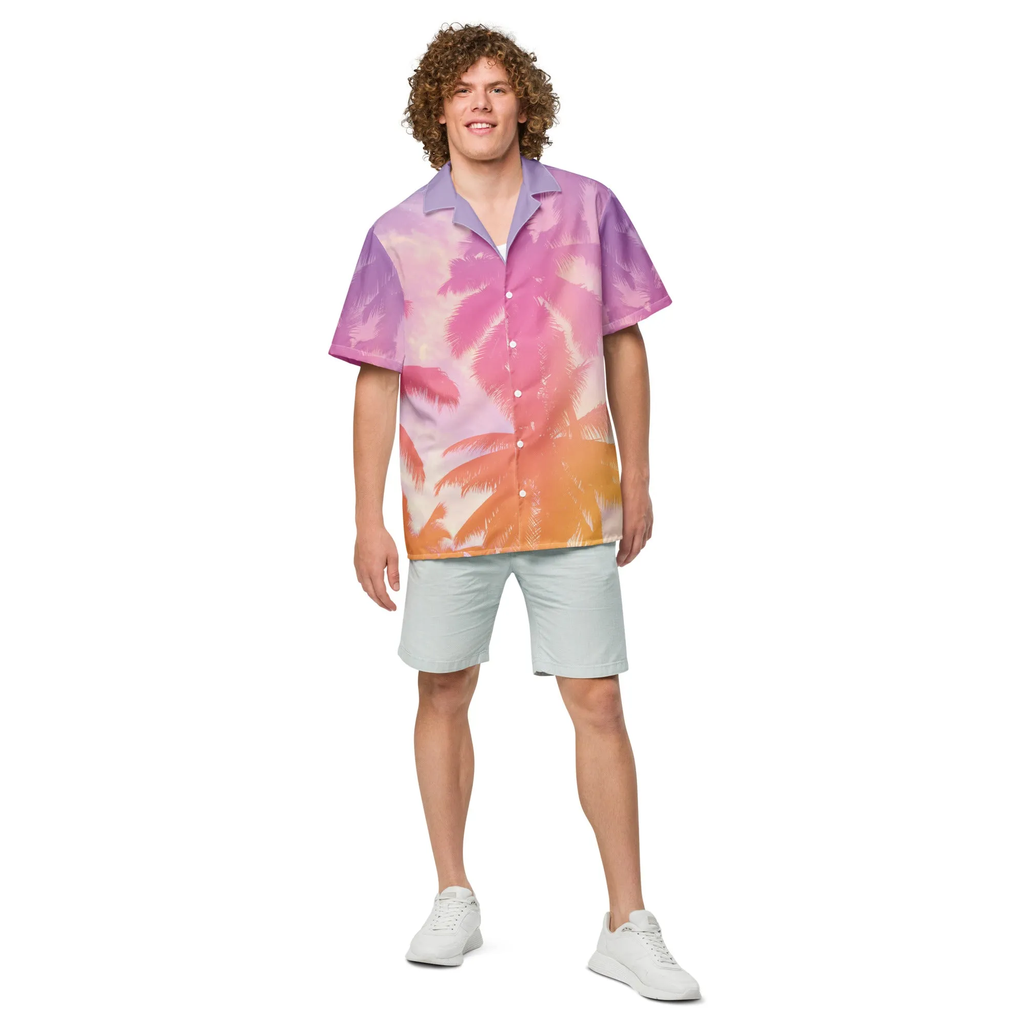 Humble Sportswear™ Men's Tropical Button Shirt