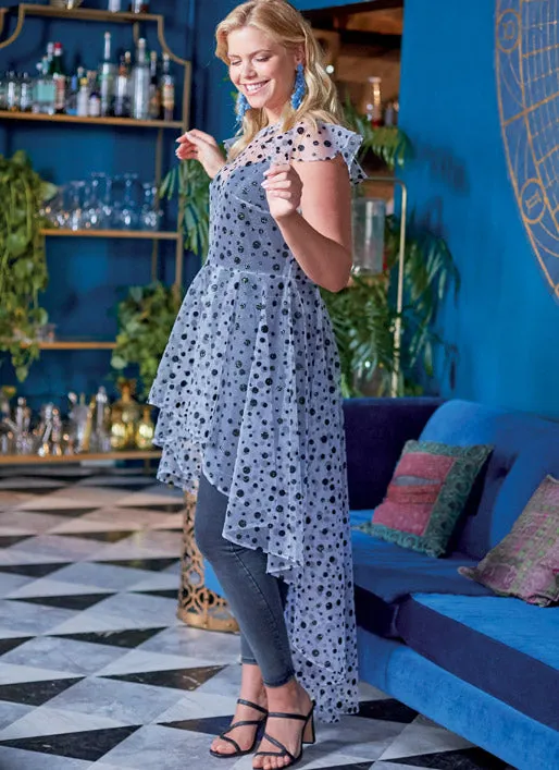 M8113 #PortiaMcCalls - Misses' & Women's Tops With Cup Sizes