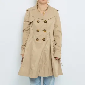 Miss Sixty Beige Swing Trench Coat - L