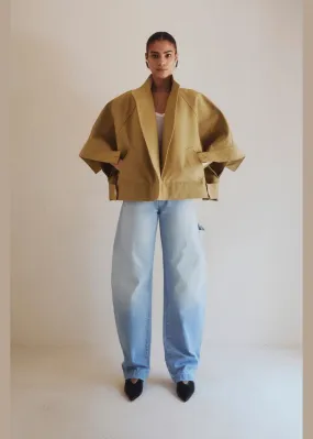 Nat Cropped Trench / Beige