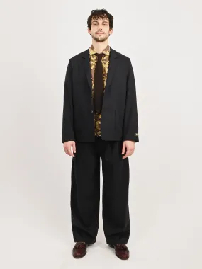 Navy Deconstructed Peak Blazer