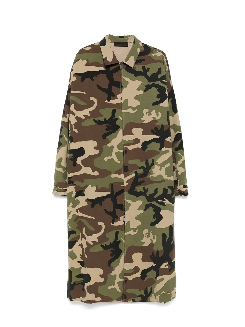 Nylon Trench Jacket (Camo)