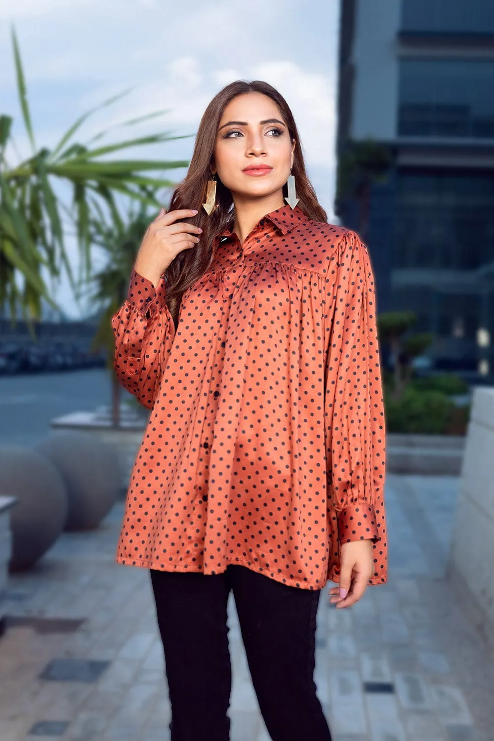 Silk Button Down