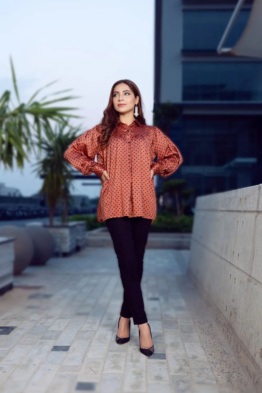 Silk Button Down